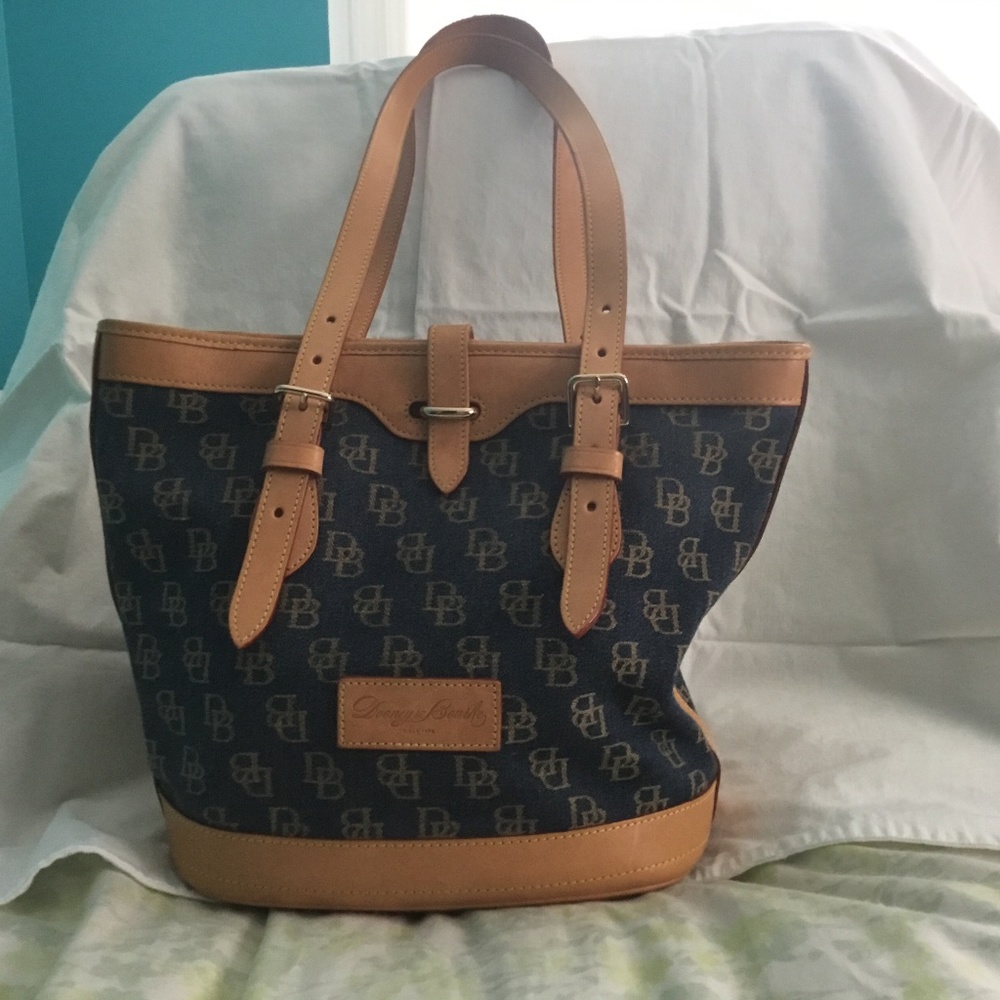 Dooney and Bourke denim Leather handbag